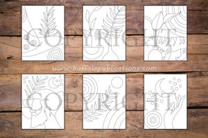 Minimalist Abstract Art Coloring Book