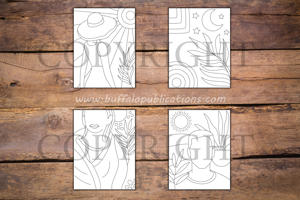 Minimalist Abstract Art Coloring Book