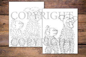 Dot to Dot Cats and Dogs for Adults