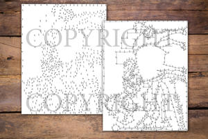 Dot to Dot Farm Animals for Adults