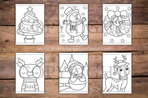 Christmas Big and Bold Coloring Book