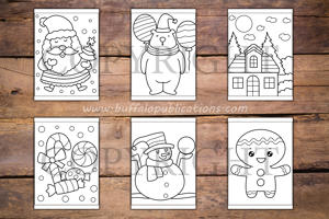 Christmas Big and Bold Coloring Book