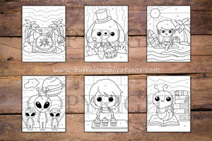 Teens Color By Numbers Book for Kids