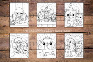 Teens Color By Numbers Book for Kids