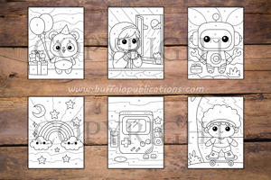 Teens Color By Numbers Book for Kids