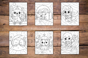 Teens Color By Numbers Book for Kids