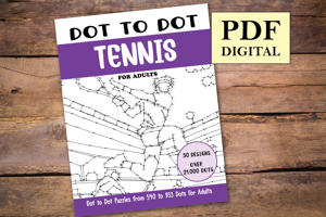 Dot to Dot Tennis for Adults