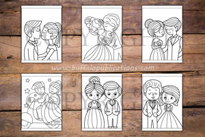 Wedding Big and Bold Coloring Book