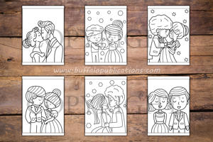 Wedding Big and Bold Coloring Book