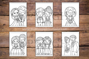 Wedding Big and Bold Coloring Book