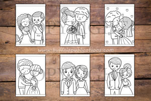 Wedding Big and Bold Coloring Book