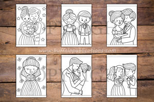 Wedding Big and Bold Coloring Book