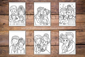 Wedding Big and Bold Coloring Book