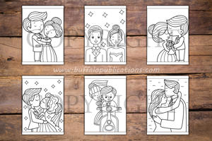 Wedding Big and Bold Coloring Book