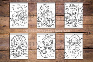 Mermaids Big and Bold Coloring Book