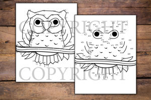 Cute Animals Dot to Dot for Kids