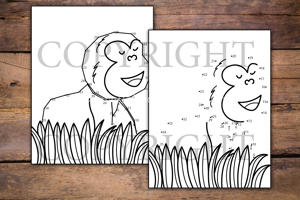 Cute Animals Dot to Dot for Kids