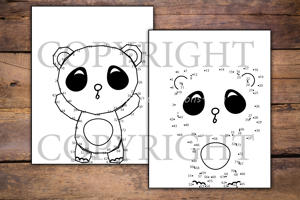 Cute Animals Dot to Dot for Kids