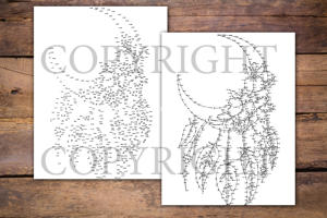Dot to Dot Dreamcatchers for Adults