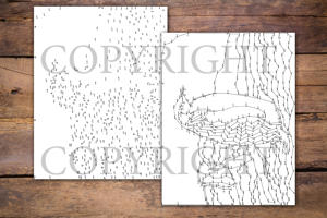 Dot to Dot Penguins for Adults