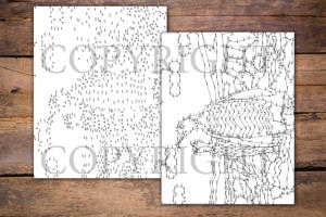 Dot to Dot Penguins for Adults