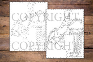 Dot to Dot Horses for Adults