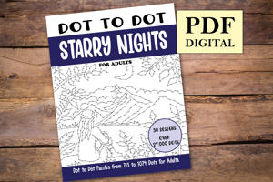Dot to Dot Starry Nights for Adults