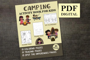 Camping Activity Book for Kids