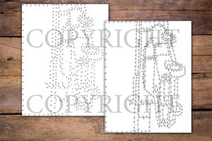 Dot to Dot Muscle Cars for Adults