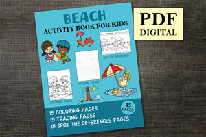Beach Activity Book for Kids