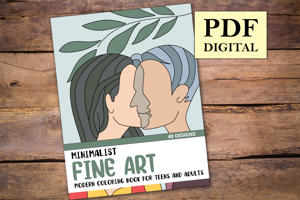 Minimalist Fine Art Coloring Book