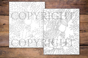 Dot to Dot Girl with Headphones for Adults