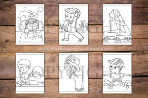 Yoga Big and Bold Coloring Book