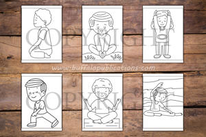 Yoga Big and Bold Coloring Book