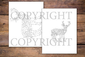 Dot to Dot Animals for Adults