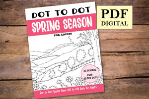 Dot to Dot Spring Season for Adults