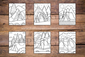 Camping Big and Bold Coloring Book