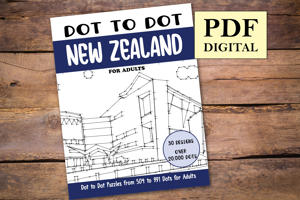 Dot to Dot New Zealand for Adults