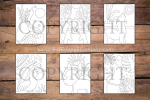 Minimalist Animals Coloring Book