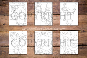 Minimalist Animals Coloring Book