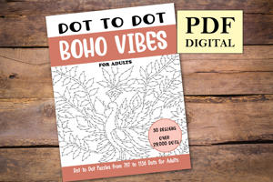 Dot to Dot Boho Vibes for Adults