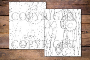 Dot to Dot Monster Trucks for Adults