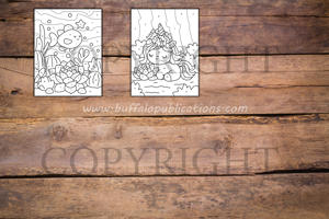 Succulent Color By Numbers Book for Kids