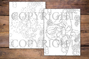 Dot to Dot Kawaii Girls for Adults