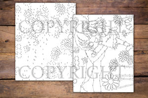 Dot to Dot Kawaii Girls for Adults