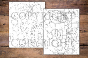 Dot to Dot Kawaii Girls for Adults