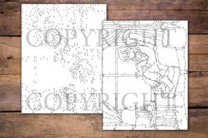 Dot to Dot Girls Reading for Adults