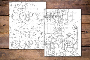 Dot to Dot Girls Reading for Adults