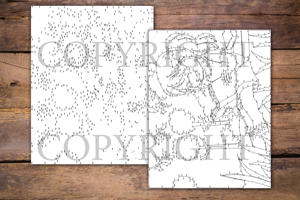 Dot to Dot Girls Reading for Adults