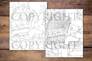 Dot to Dot Musical Instruments for Adults